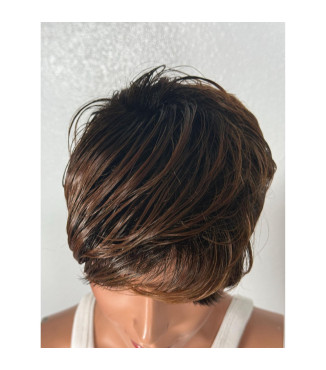 Paradise Blue Dreamy Softly Curled Lace Front Wig, Fantasy Cloudy Light Blue 14 Long Bob
