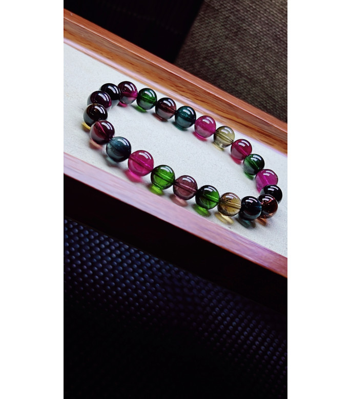 310F15 exquisite old mine black beauty tourmaline bracelet, specification about 8.5mm 310F15 exquisite old mine black beauty tourmaline bracelet, specification about 8.5mm