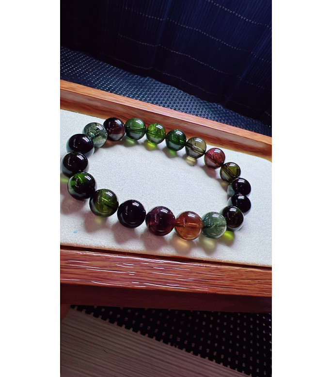 101F1 exquisite old mineral black sugar tourmaline bracelet, specification about 10mm 101F1 exquisite old mineral black sugar tourmaline bracelet, specification about 10mm