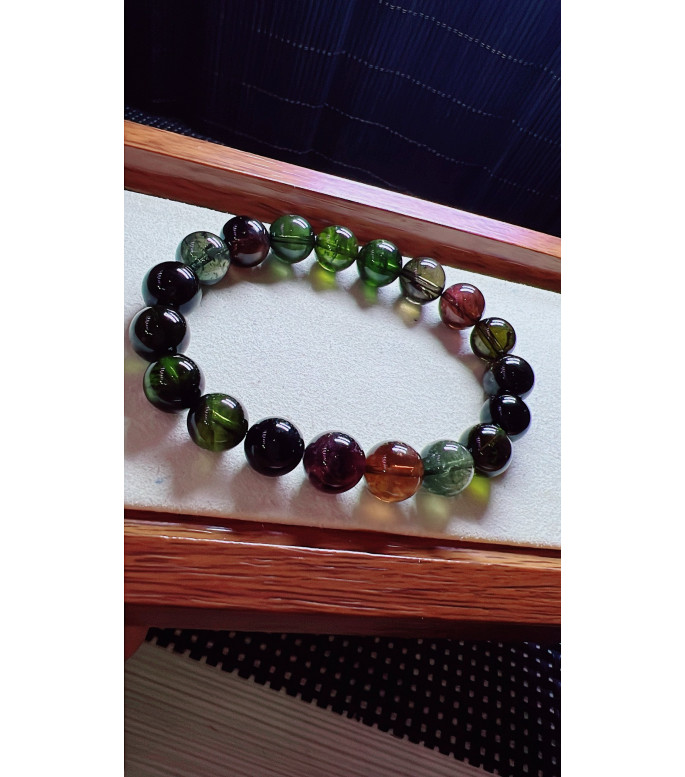 101F1 exquisite old mineral black sugar tourmaline bracelet, specification about 10mm 101F1 exquisite old mineral black sugar tourmaline bracelet, specification about 10mm