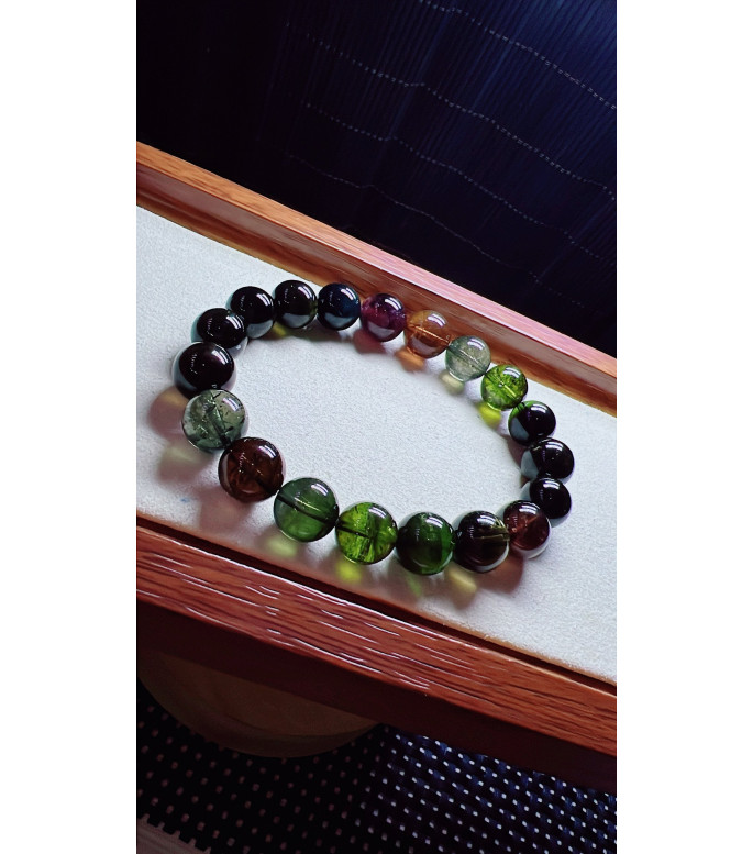 101F1 exquisite old mineral black sugar tourmaline bracelet, specification about 10mm 101F1 exquisite old mineral black sugar tourmaline bracelet, specification about 10mm