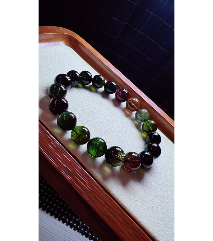 101F1 exquisite old mineral black sugar tourmaline bracelet, specification about 10mm 101F1 exquisite old mineral black sugar tourmaline bracelet, specification about 10mm
