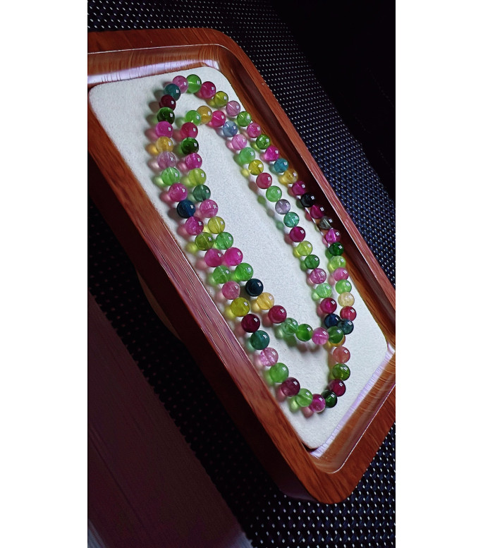 1223F2 exquisite candy tourmaline three circle bracelet, size about 6.5mm, weight 38.8 1223F2 exquisite candy tourmaline three circle bracelet, size about 6.5mm, weight 38.8