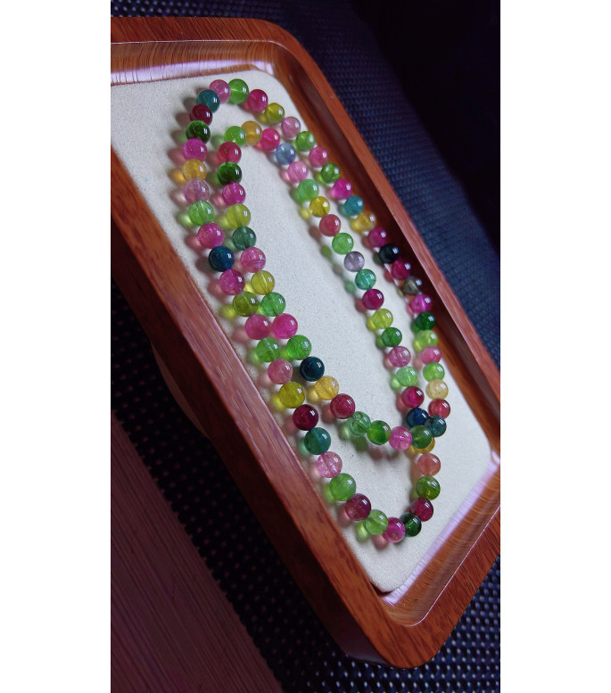 1223F2 exquisite candy tourmaline three circle bracelet, size about 6.5mm, weight 38.8 1223F2 exquisite candy tourmaline three circle bracelet, size about 6.5mm, weight 38.8